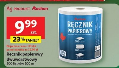 Ręcznik papierowy promocja w Auchan