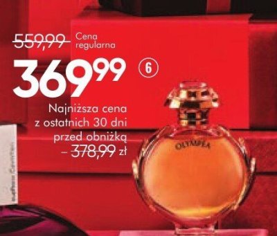 Perfumy damskie RABANNE OLYMPÉA woda perfumowana 80 ml promocja w Super-Pharm
