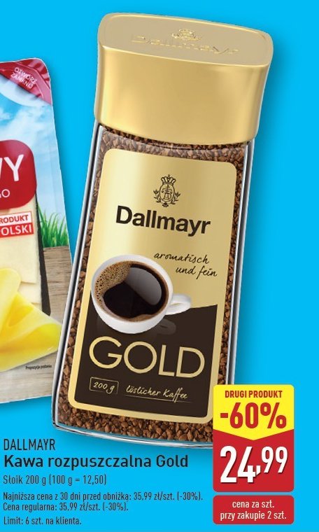 Kawa Dallmayr gold promocja w Aldi