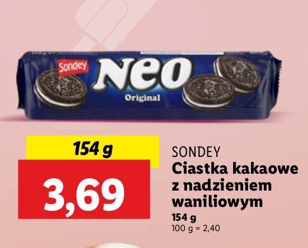 Ciastka Neo Sondey promocja w Lidl