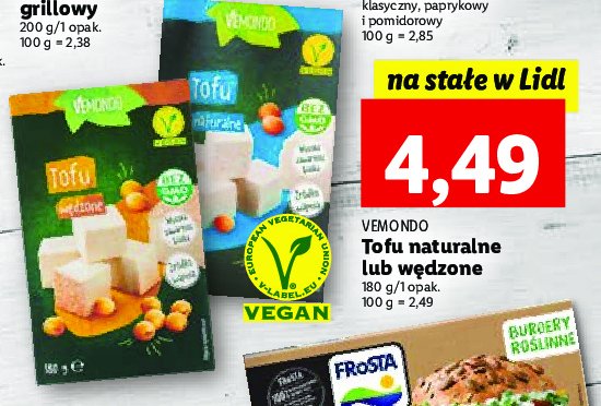 Tofu o smaku naturalnym Vemondo promocje