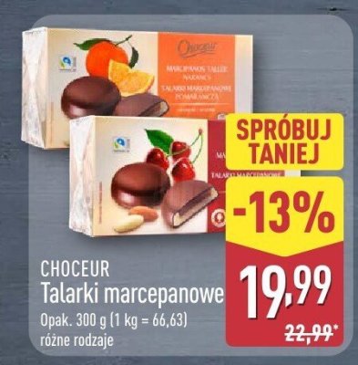 Talarki marcepanowe Choceur różne rodzaje promocja w Aldi