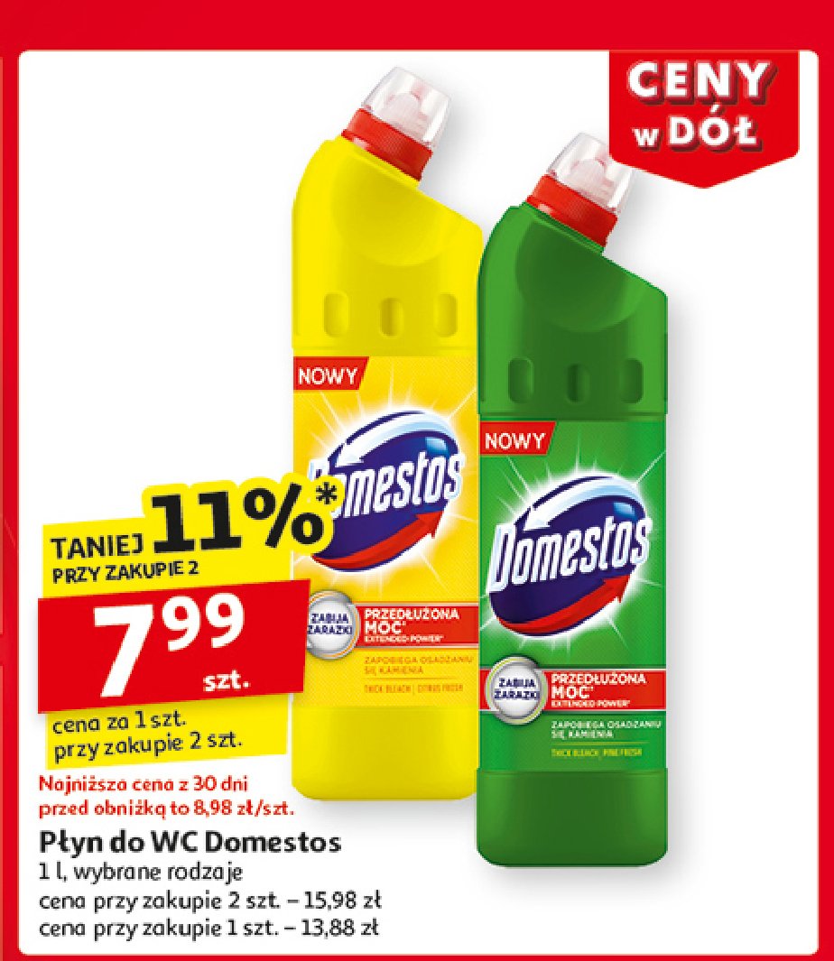 Płyn do wc citrus fresh Domestos promocja w Auchan