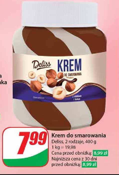 Krem kakaowo-mleczny Deliss promocja