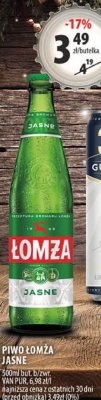 Piwo Łomża Jasne promocja w Arhelan