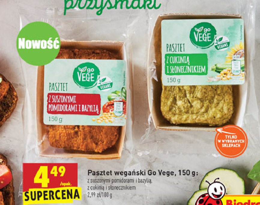 Pasztet drobiowy z suszonymi pomidorami i bazyli膮 Govege promocja