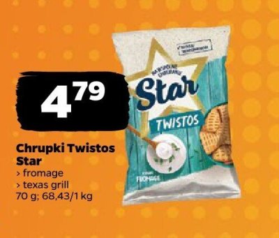 Chrupki Twistos fromage promocja w Netto