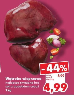 Wątroba wieprzowa  promocja w Kaufland