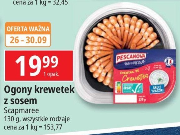 Ogony krewetek Pescanova promocja