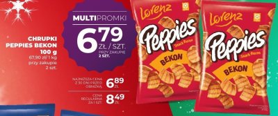 Chipsy Peppies Bekon Lorenz 100 g promocja w Duży Ben