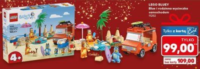 Klocki BLUEY Blue i rodzinna wycieczka samochodem 11202 promocja w Kaufland