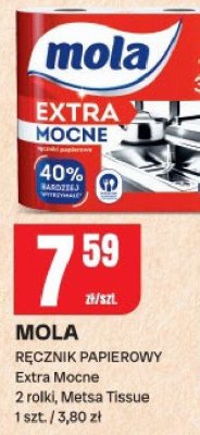 Ręcznik papierowy Mola Extra Mocne 2 rolki promocja w Chorten