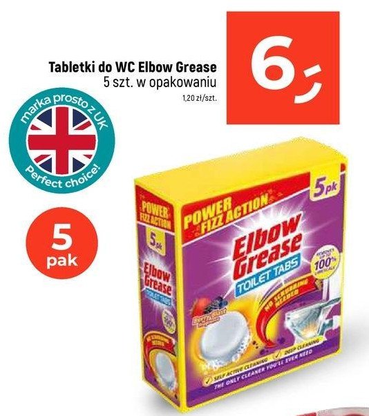 Tabletki do wc lemon ELBOW GREASE promocja