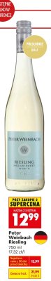Wino Peter Weinbach Riesling 750 ml promocja w Biedronka