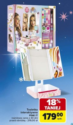 Toaletka interaktywna PINK IT promocja w Carrefour
