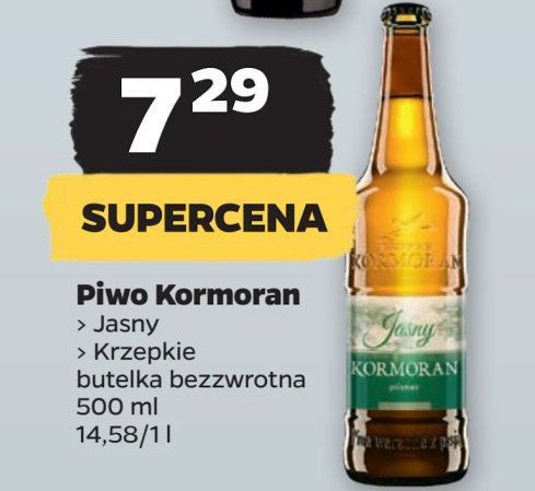 Piwo Kormoran jasny promocja w Netto