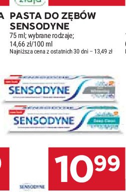 Pasta do zębów Sensodyne whitening promocja