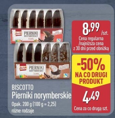 Pierniki norymberskie Biscotto promocja w Aldi