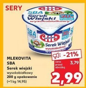 Jogurt naturalny wysokobiałkowy Mlekovita sba promocja