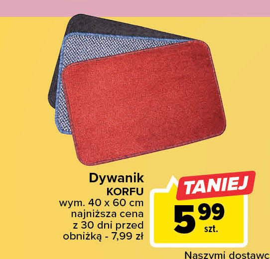 Dywan korfu promocja
