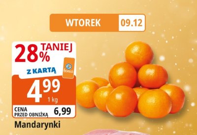 Mandarynki promocja w Leclerc