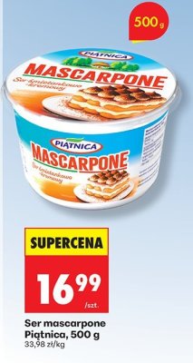 Ser mascarpone, 500 g promocja w Biedronka