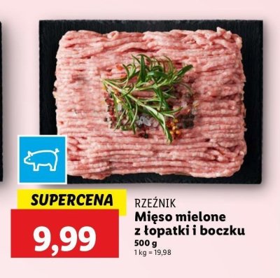 Mięso mielone z łopatki i boczku Rzeźnik codzienna dostawa promocja
