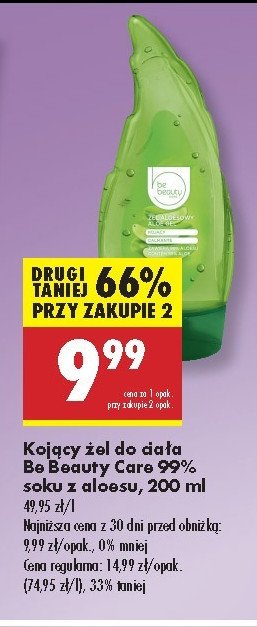 Żel aloesowy 99% Be beauty care promocja