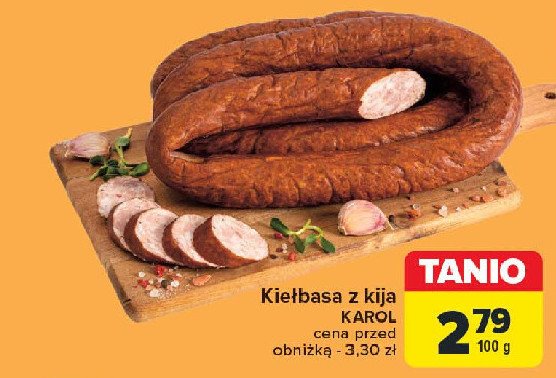 Kiełbasa z kija Karol promocja