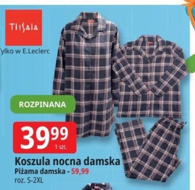 Koszula nocna promocja w Leclerc