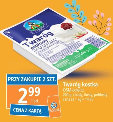 Twaróg półtłusty Łowicz 1906 łowicki promocja