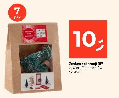 Zestaw dekoracji diy promocja