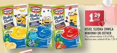 Kisiel bananowy Dr. oetker słodka chwila promocja
