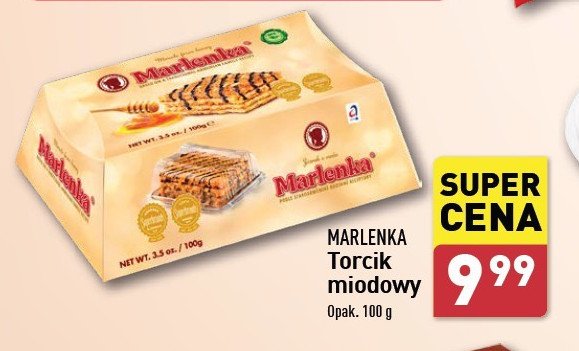 Tort miodowy MARLENKA promocja