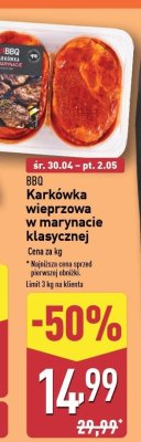Karkówka wieprzowa w marynacie klasycznej BBQ (MIĘSO) promocja