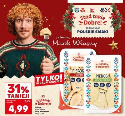 Pierogi, różne rodzaje promocja w Kaufland