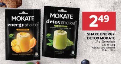 Shake Energy, Detox Mokate różne rodzaje promocja w Stokrotka