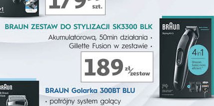 Zestaw do stylizacji 4w1 sk3300 blk Braun promocja