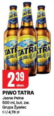 Piwo Tatra Jasne Pełne promocja w Chorten