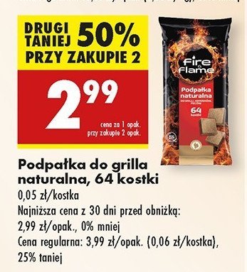 Podpałka naturalna Fire & flame promocja