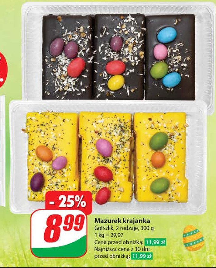 Ciasto krajanka mazurek Gotszlik promocja