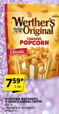 Popcorn WERTHER'S o smaku karmelowym promocja w Euro Sklep