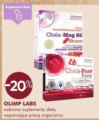 Wybrane suplementy diety wspierające pracę organizmu OLIMP LABS promocja w Super-Pharm