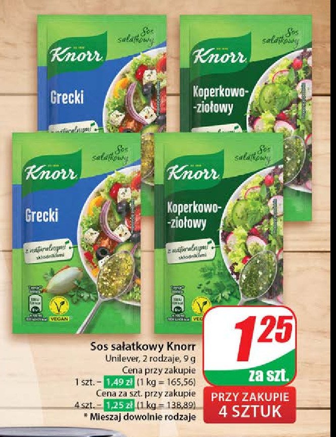 Grecki Knorr sos sałatkowy promocja