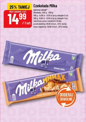 Czekolada wybrane rodzaje  promocja w POLOmarket