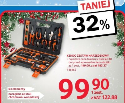 Kendo Zestaw Narzędziowy 64 elementy promocja w Selgros