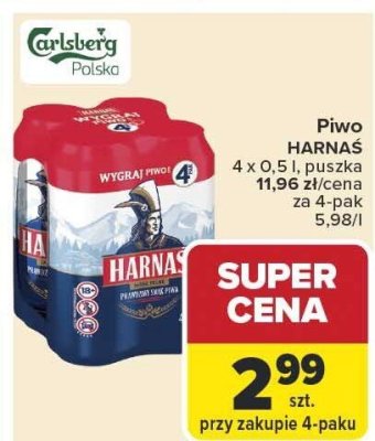 Piwo promocja w Carrefour Market
