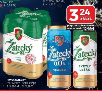 Piwo Żatecký 0% Světlý Ležák promocja w Top Market