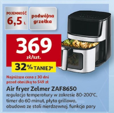 Air fryer Zelmer ZAF8650 promocja w Auchan