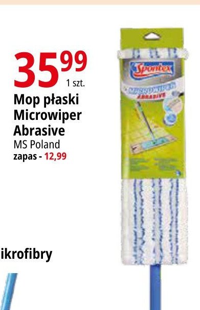 Mop microwiper abrasive zapas Spontex promocja